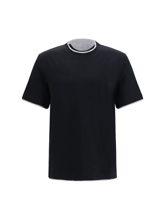 Cotton T-Shirt Black/Grey
