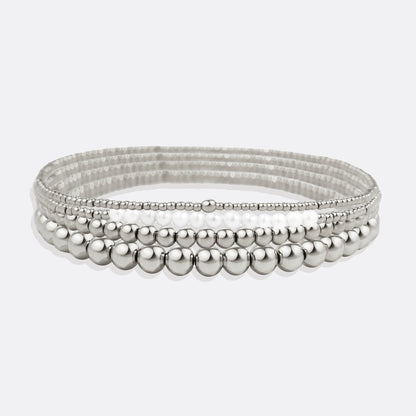 Mint & Lily Everyday Pearl Bracelet Stacking Set