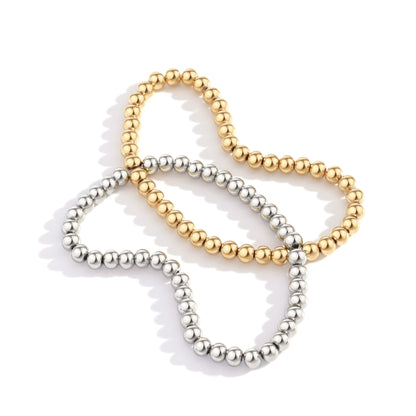 Mint & Lily 3mm & 5mm Beaded Bracelet Stacking Set