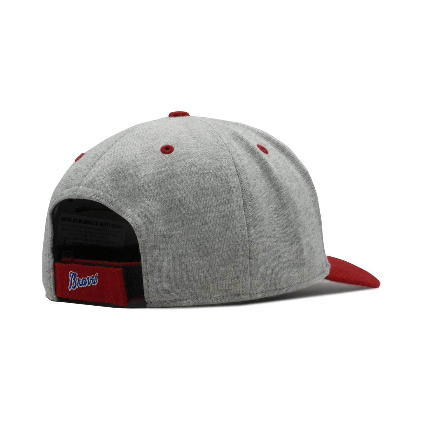 Men's 47 Brand Atlanta Braves Mvp Strapback - Grey/Red