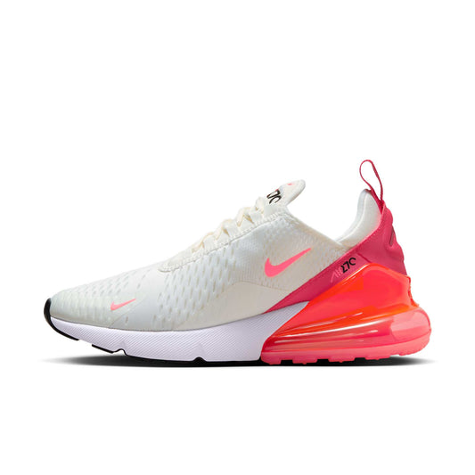 Nike Women's Air Max 270 'Sail Hot Punch' Sneakers
