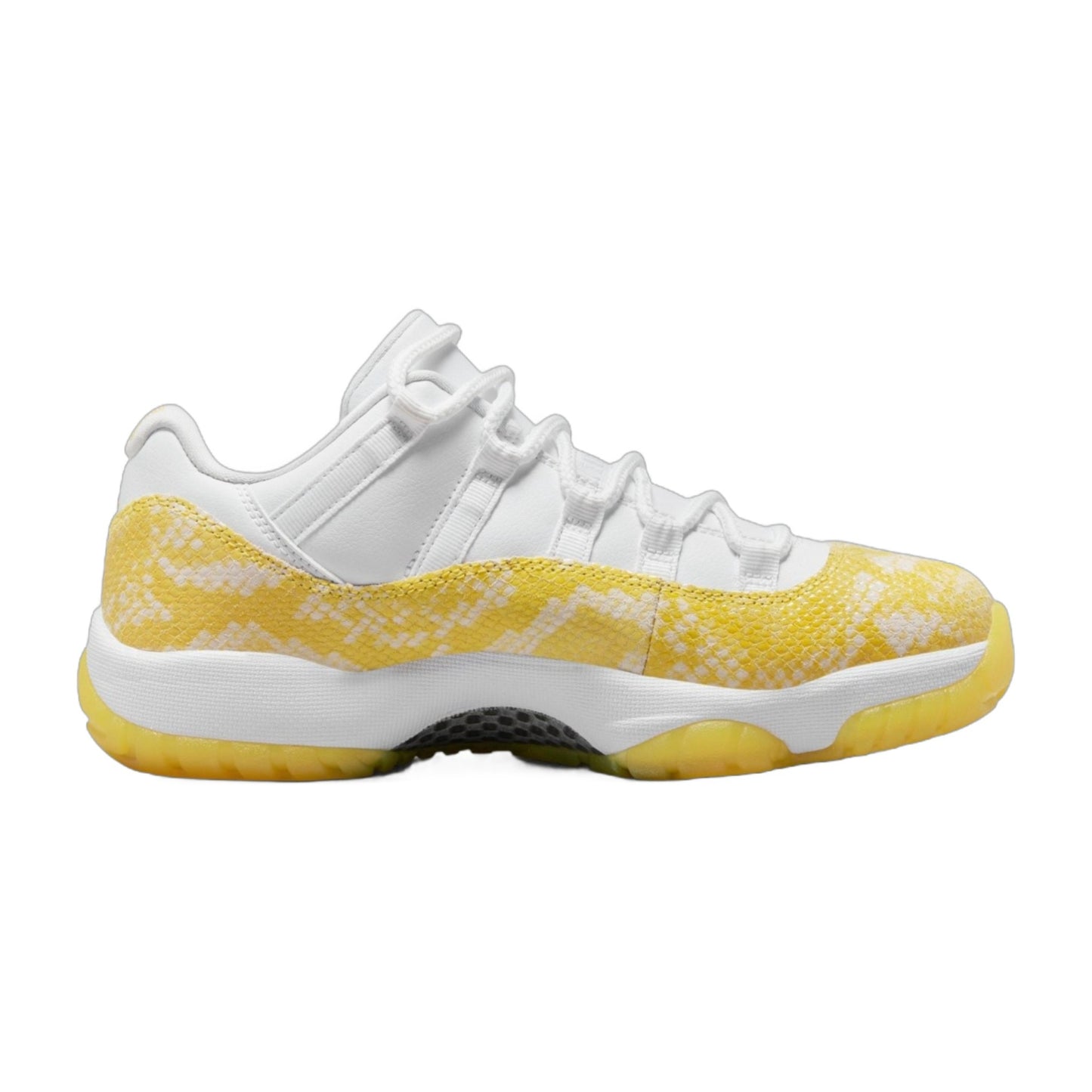 Air Jordan Women's Retro 11 Low 'Yellow Snakeskin' Sneakers