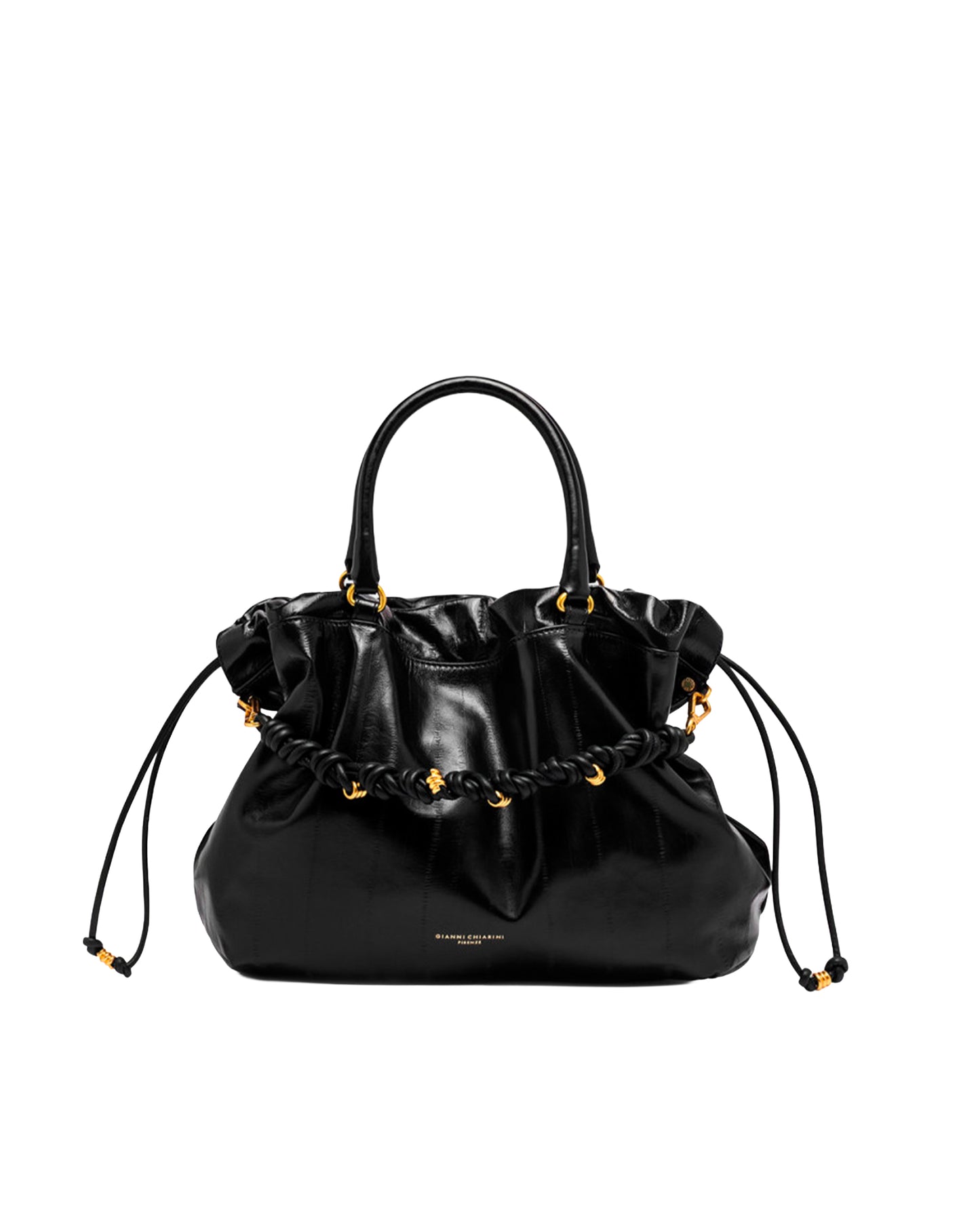 Leather Handbag Morgana Black
