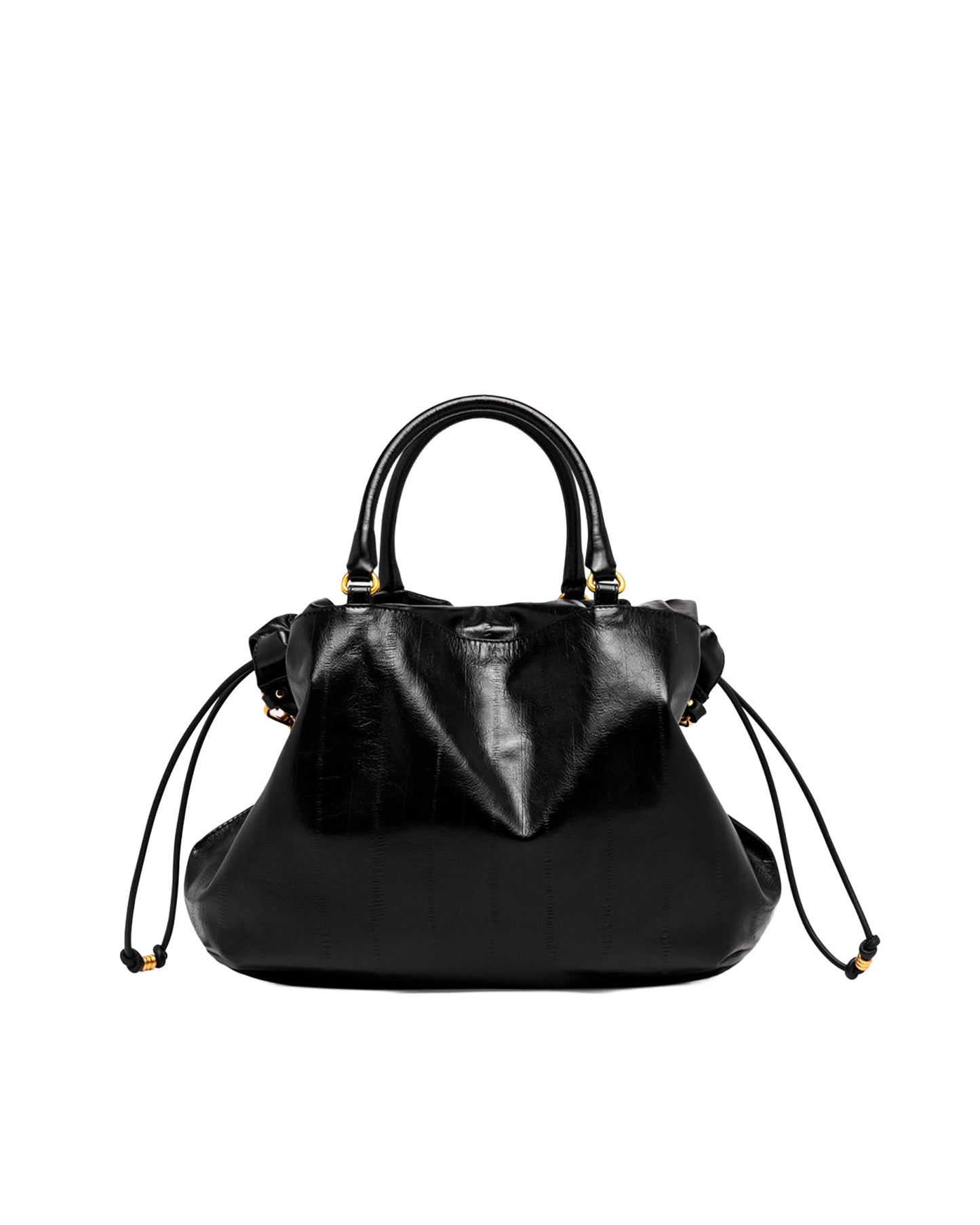 Leather Handbag Morgana Black