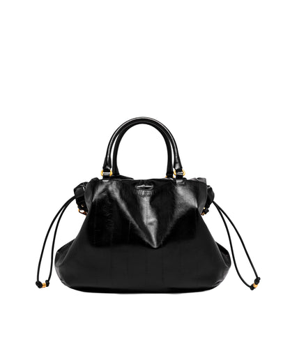 Leather Handbag Morgana Black
