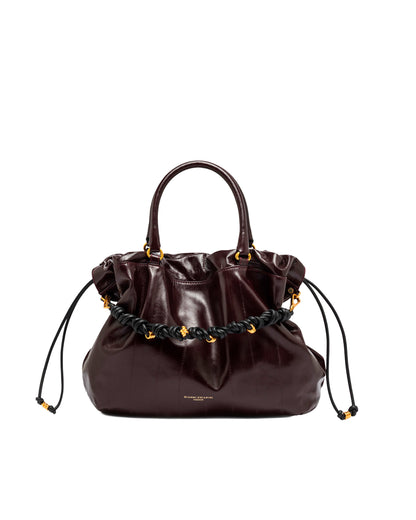 Leather Handbag Morgana Antique Ruby