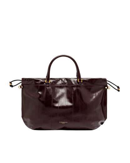 Leather Handbag Morgana Antique Ruby