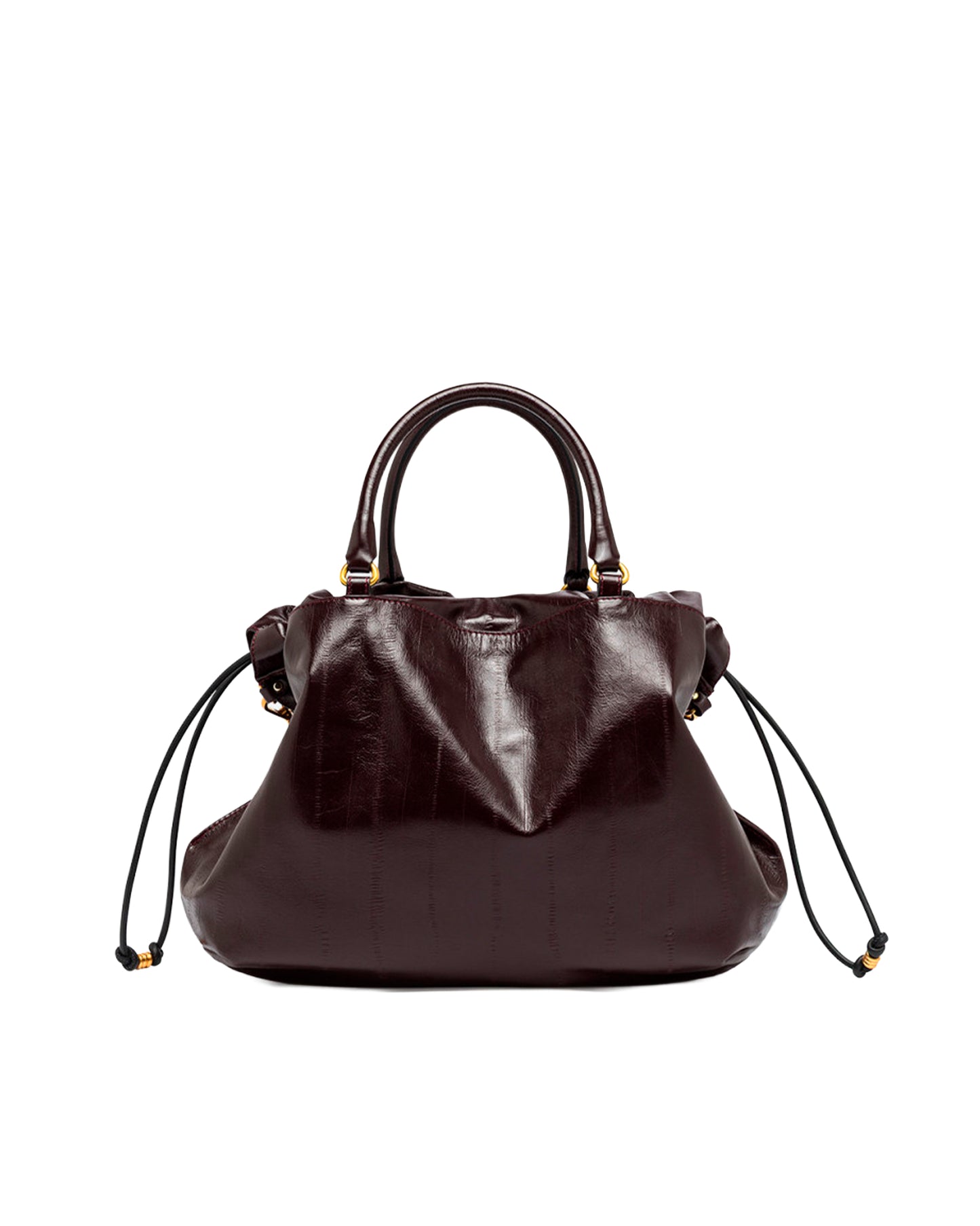 Leather Handbag Morgana Antique Ruby