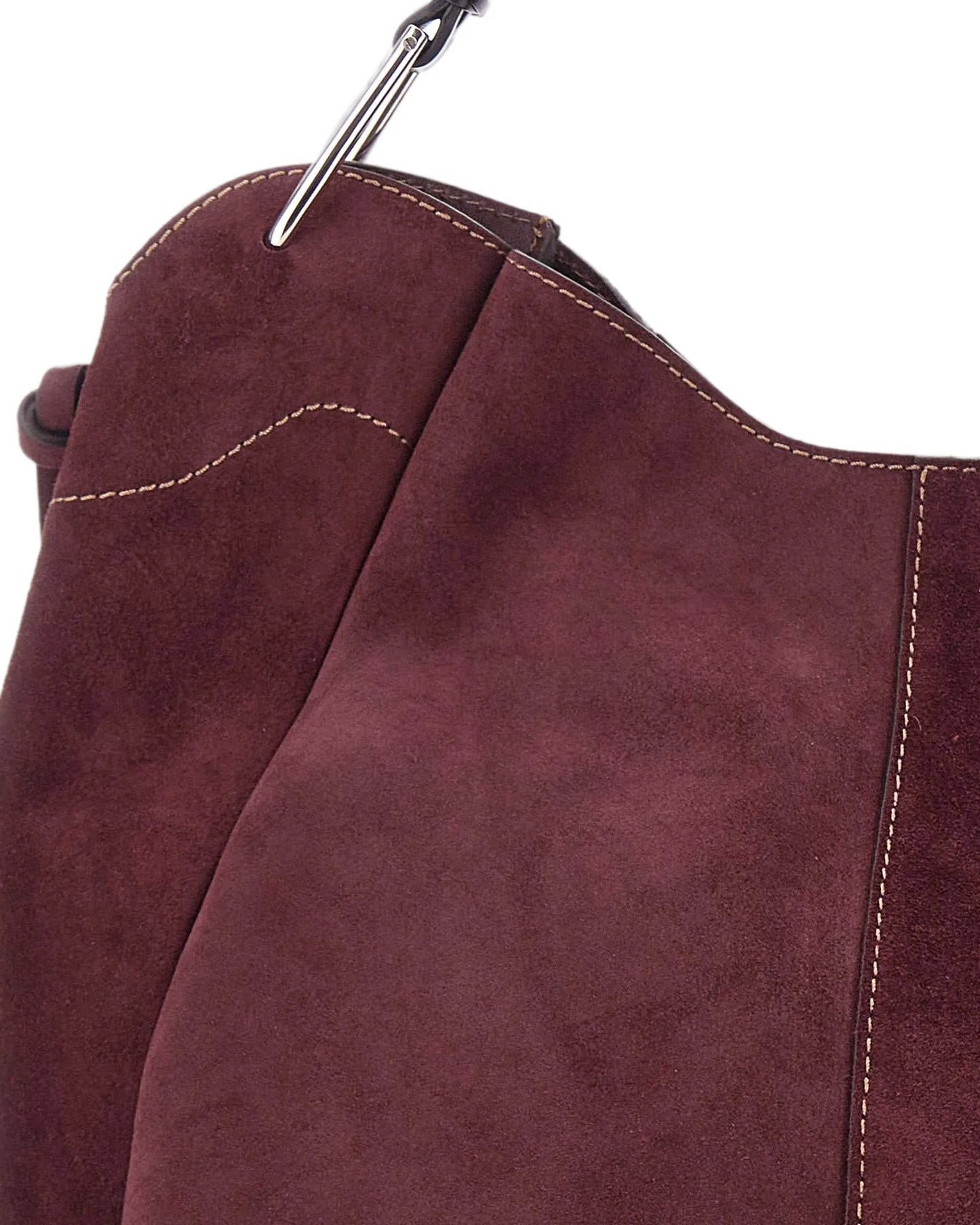 Handbag Era Amarone Burgundy Suede