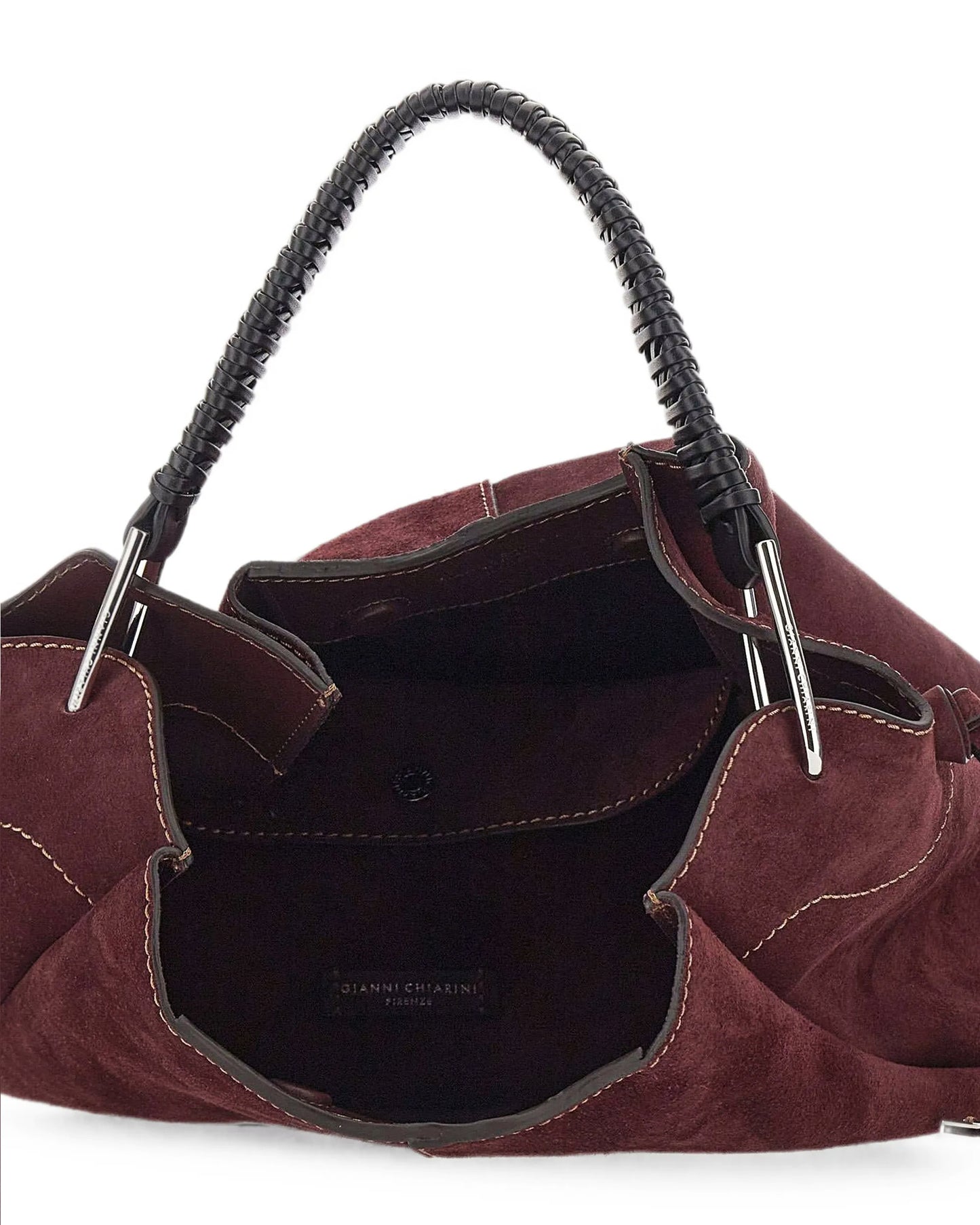 Handbag Era Amarone Burgundy Suede