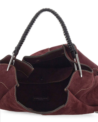 Handbag Era Amarone Burgundy Suede