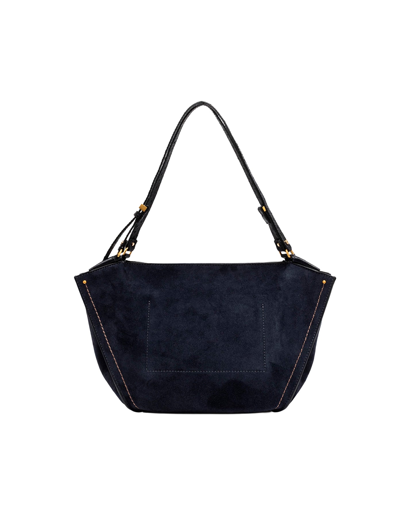 Handbag Bloom Suede Midnight Blue