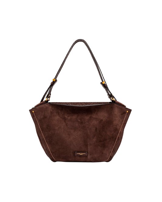 Handbag Bloom Suede Mocha