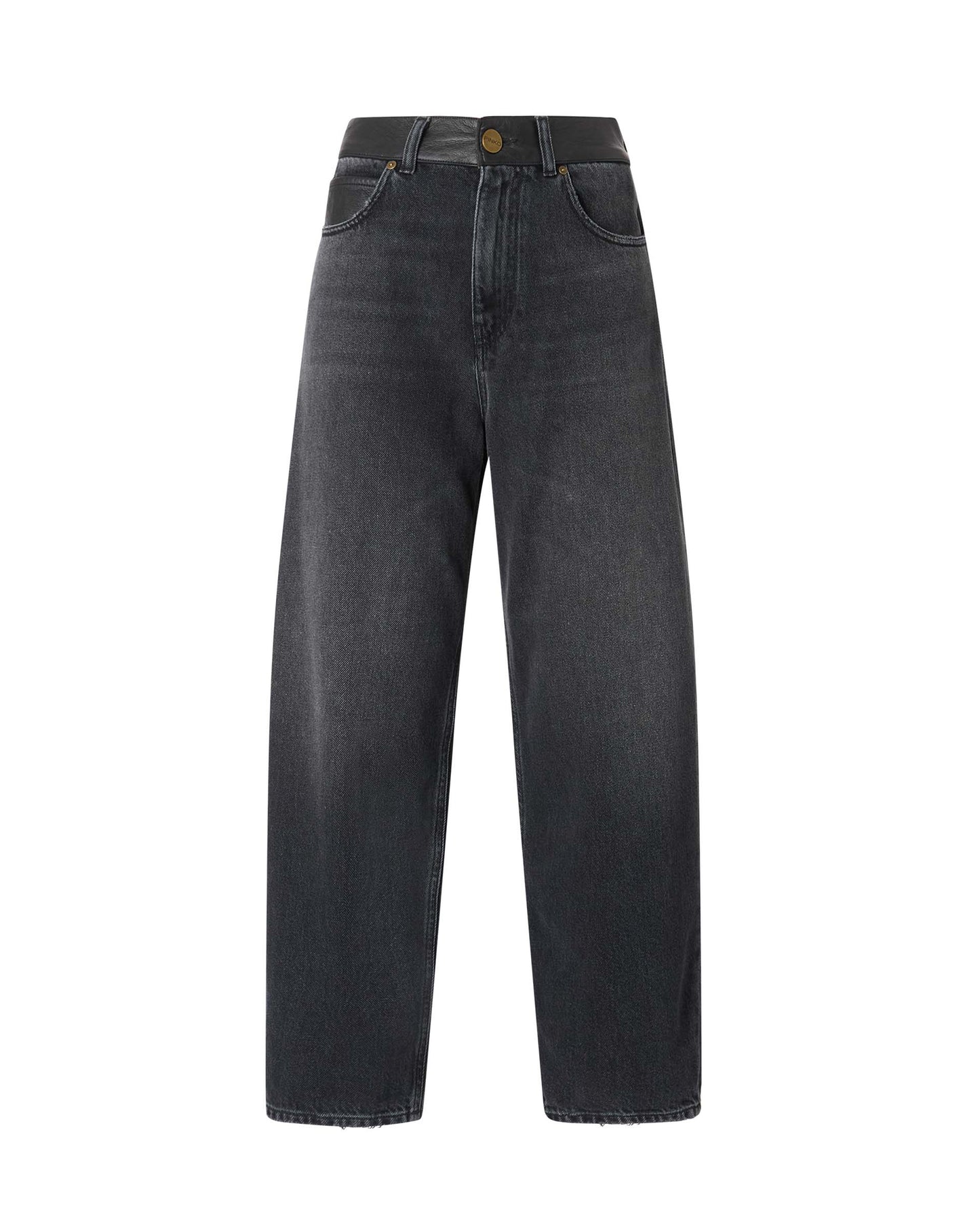 Jeans Balloon-Fit Dark Black