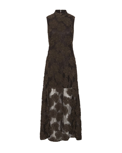 Maxi Dress 3D Flower Molé