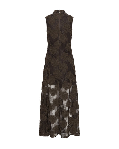 Maxi Dress 3D Flower Molé