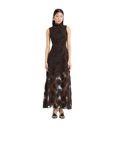 Maxi Dress 3D Flower Molé