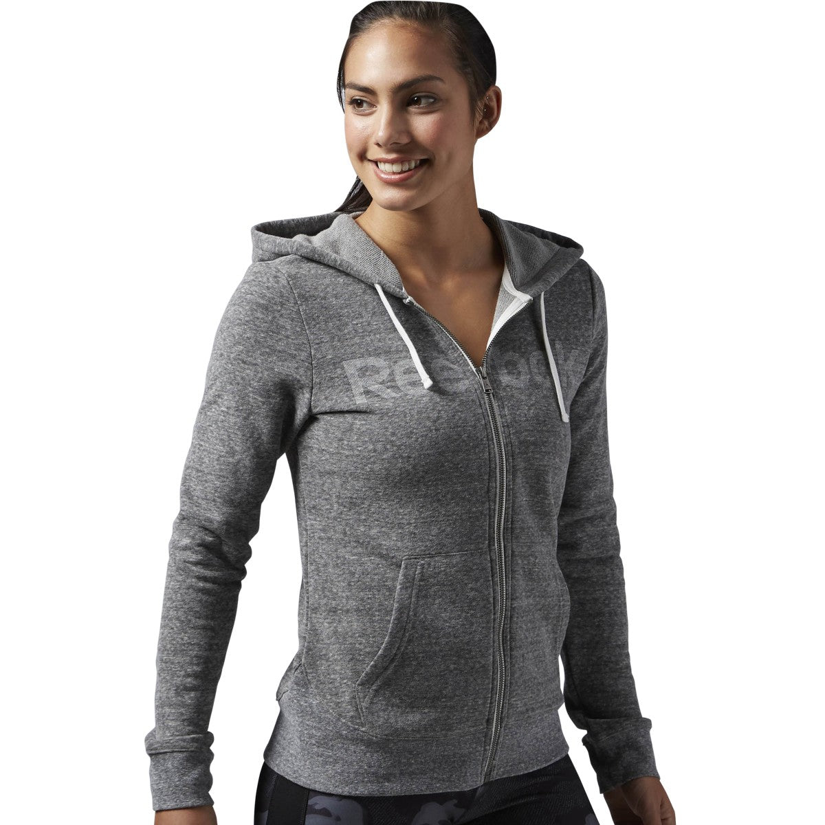 Women's Reebok Elements Full Zip Big Logo Hoody