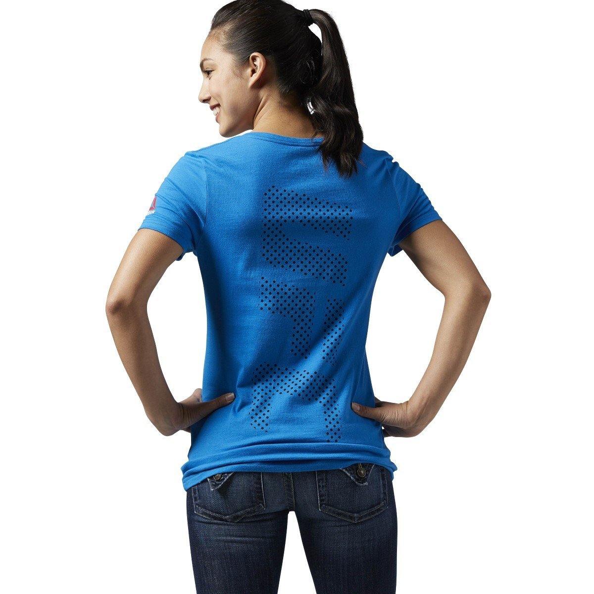 Reebok Women's Ufan UFC Tri-Blend V Neck
