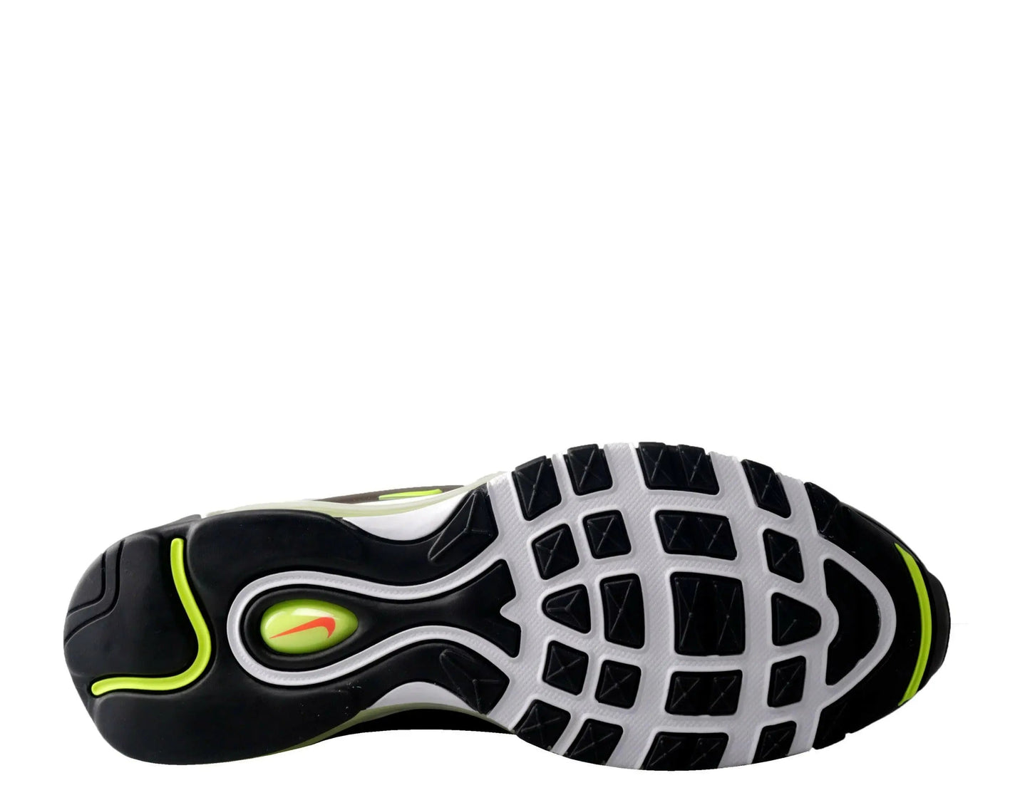 Nike Air Max Deluxe Men Running Sneakers Black/Volt-Habanero Red-White