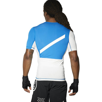 Reebok Men's Train Like A Fighter Short Sleeve Compression Top Tops