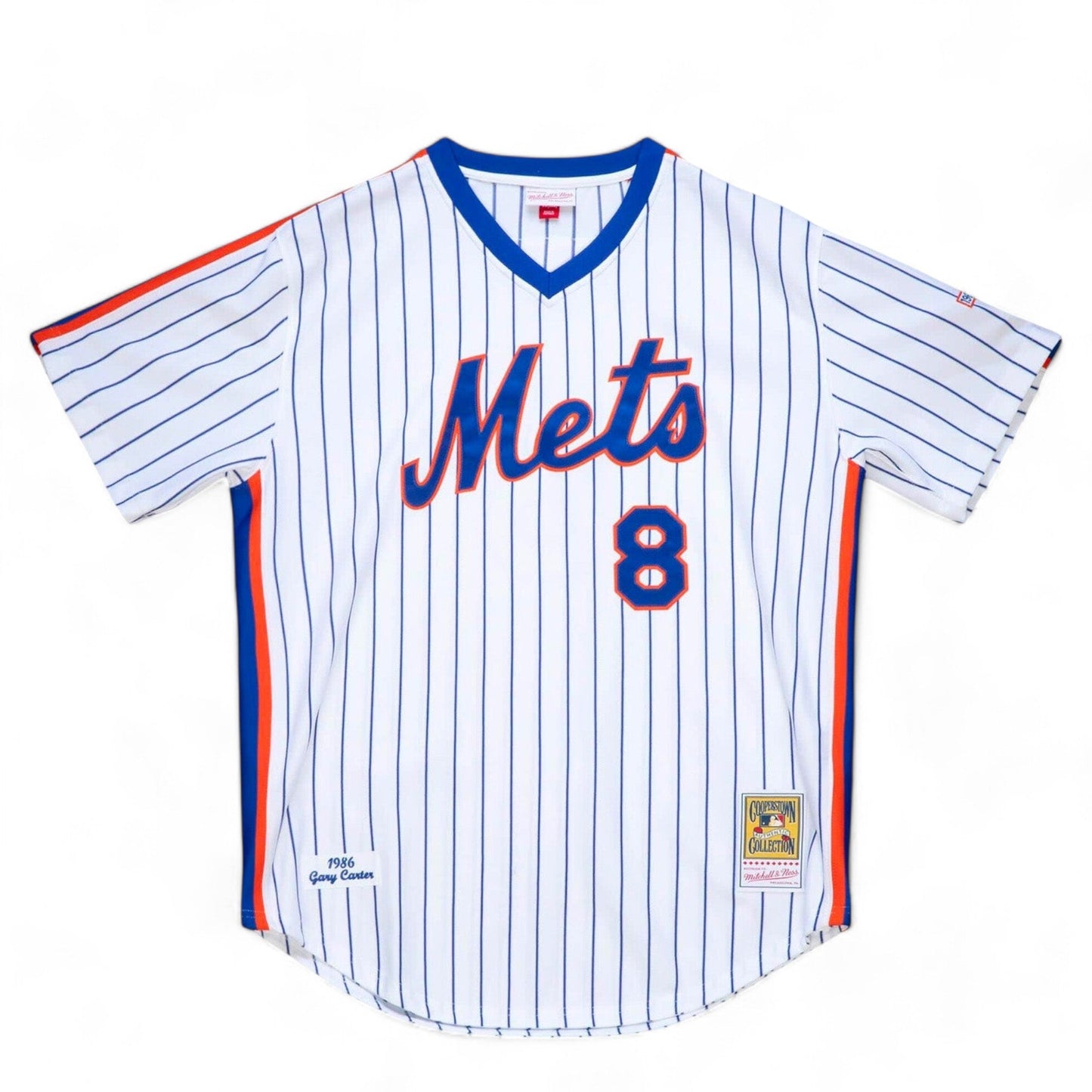 Men's Mitchell & Ness MLB Home Jersey Mets 1986 Gary Carter