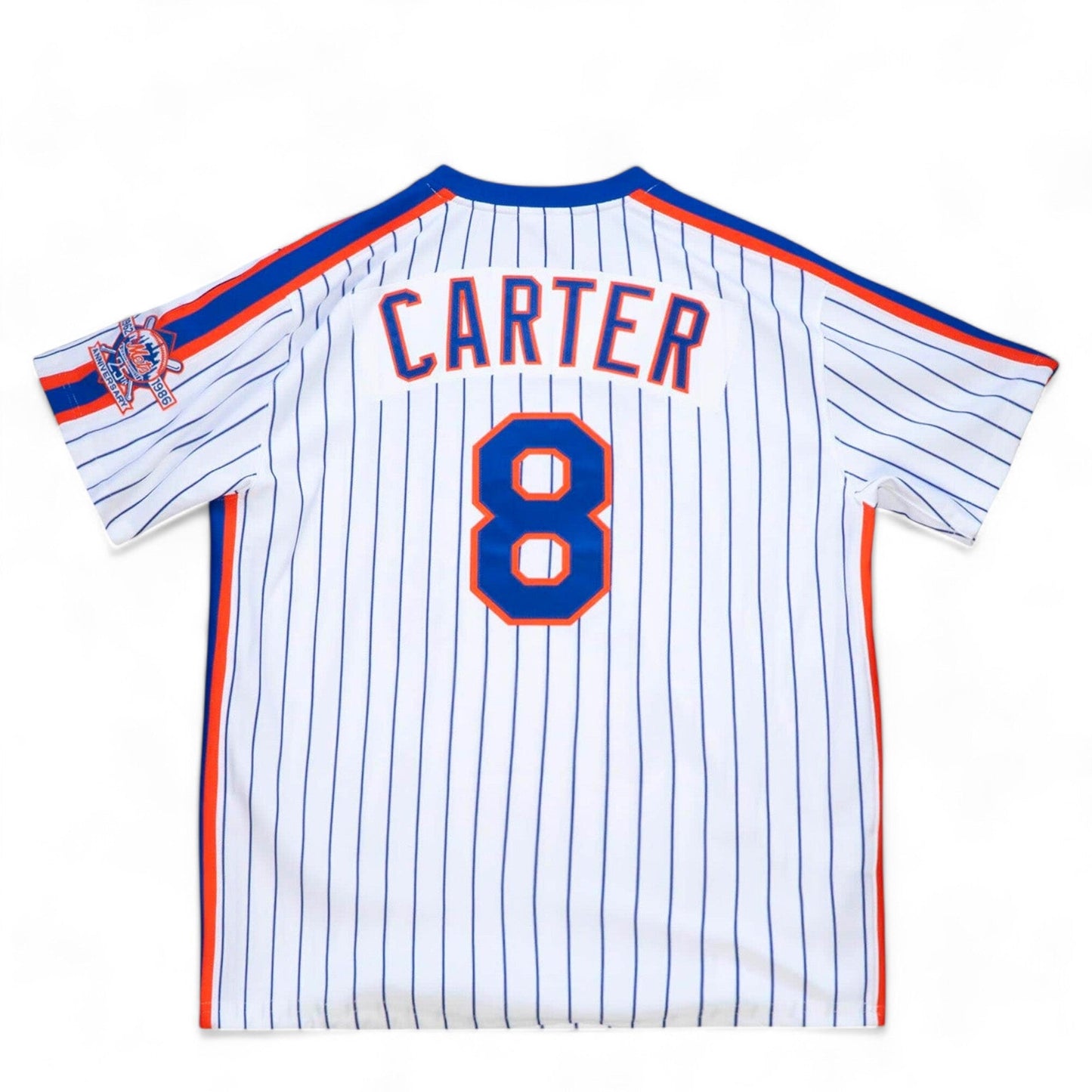 Men's Mitchell & Ness MLB Home Jersey Mets 1986 Gary Carter