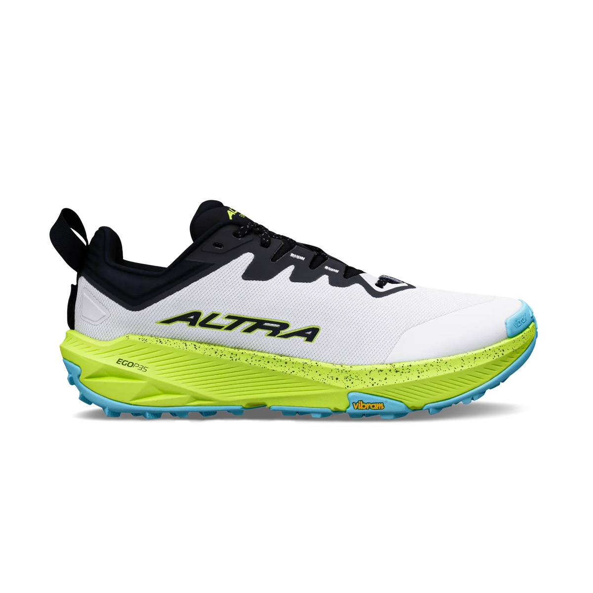 Altra Experience Wild 3+ Men's Trail Running Shoes — White/Lime