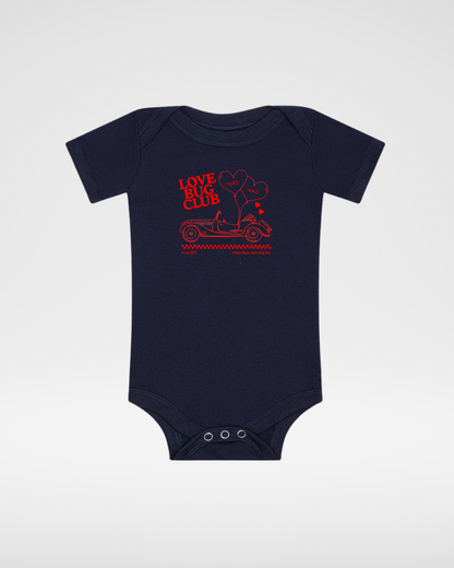 The Love Bug Club Tee - Onesie Black