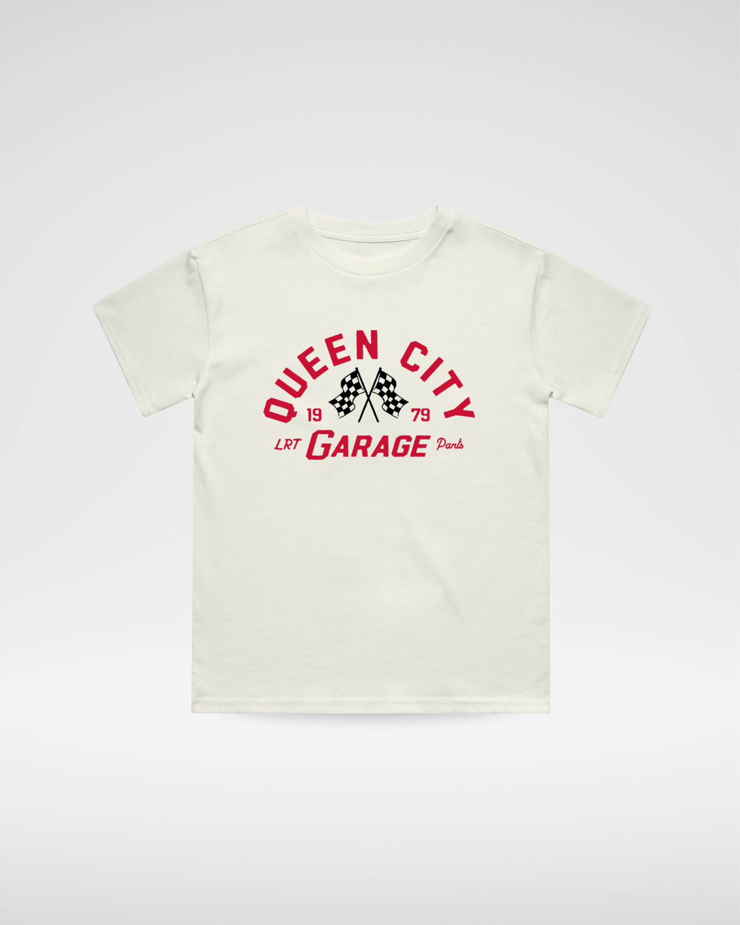 Lrt Garage Parts Tee - Vintage Cream (front Only)
