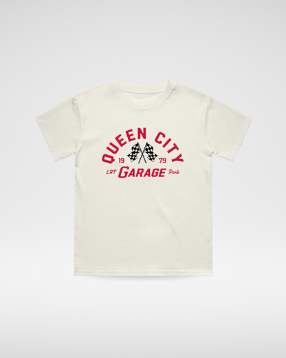Lrt Garage Parts Tee - Vintage Cream (front Only)