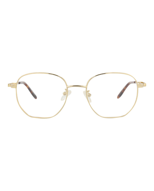 Alexander McQueen Round-Frame Metal Optical Frames