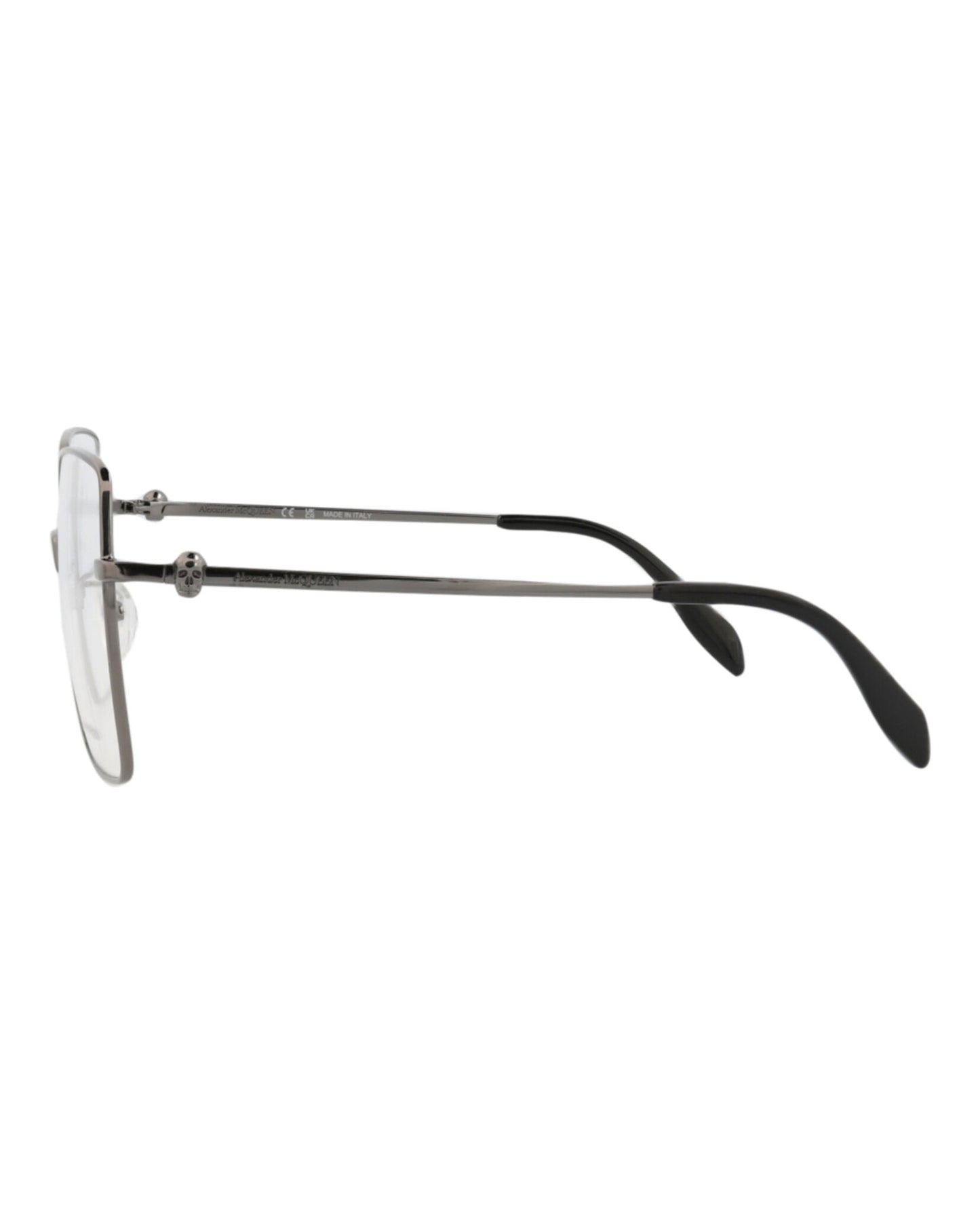 Alexander McQueen Square-Frame Metal Optical Frames