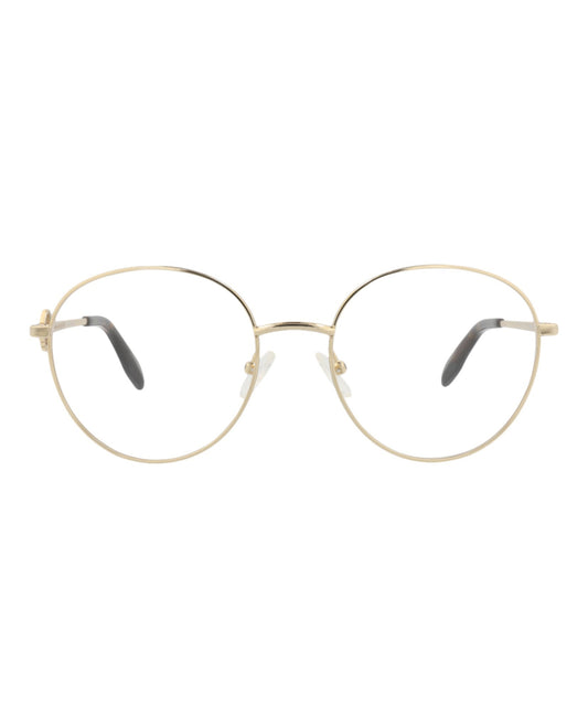 Alexander McQueen Round-Frame Metal Optical Frames