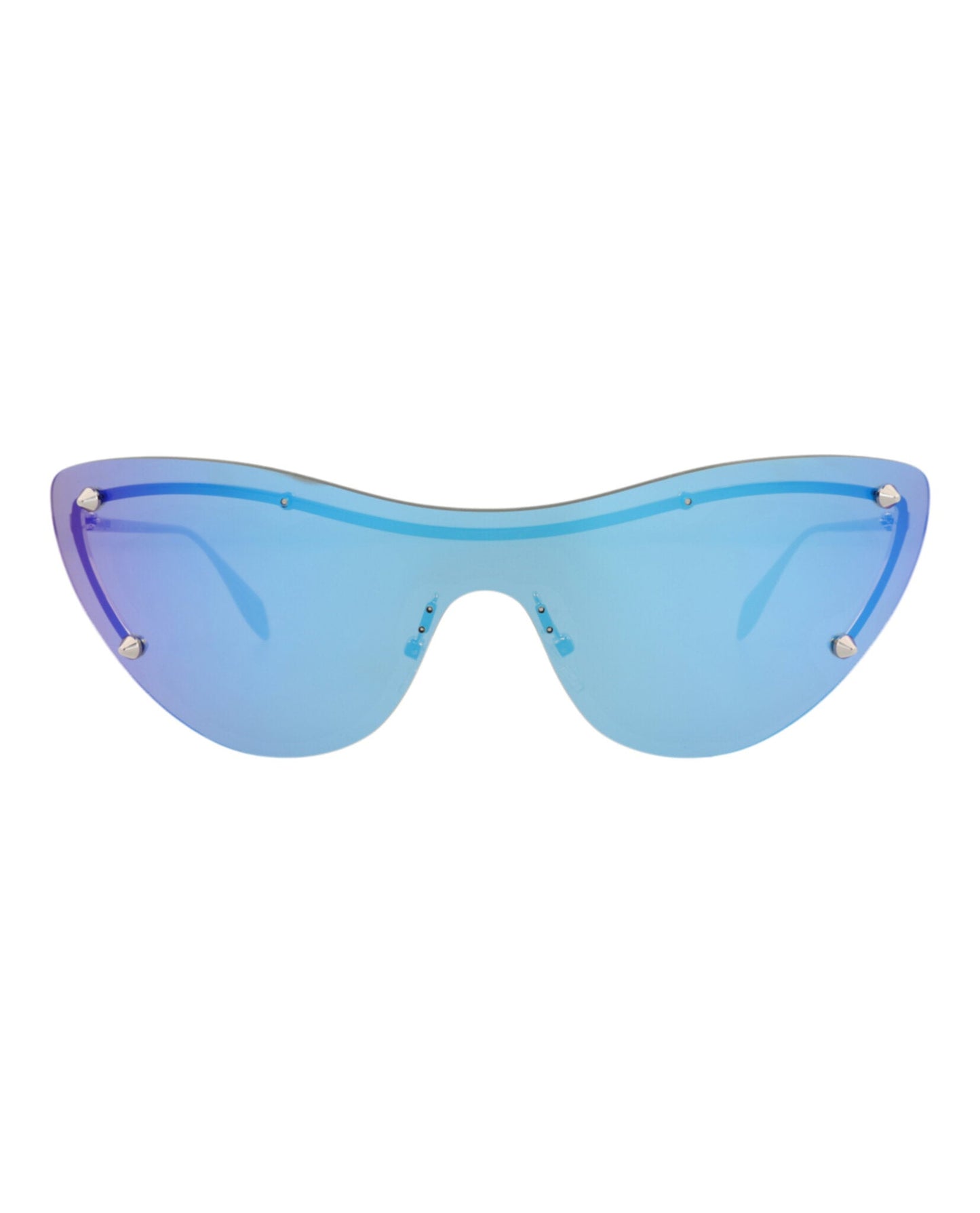 Alexander McQueen Cat Eye-Frame Metal Sunglasses
