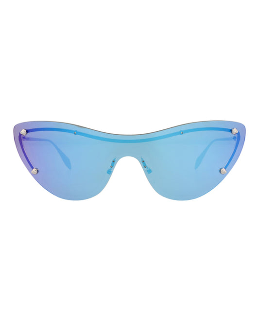 Alexander McQueen Cat Eye-Frame Metal Sunglasses