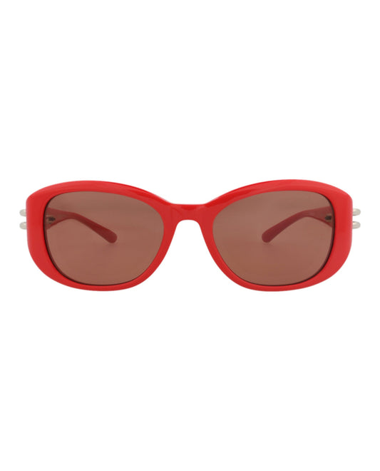 Alexander McQueen Round-Frame Recycled Acetate Sunglasses