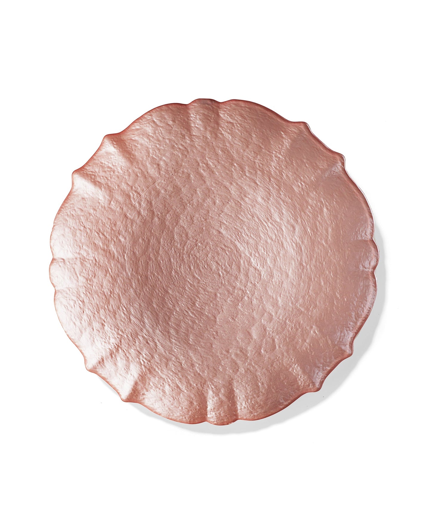 Jay Companies Ice Queen Blush Charger Plates 4-Piece Set 13"D