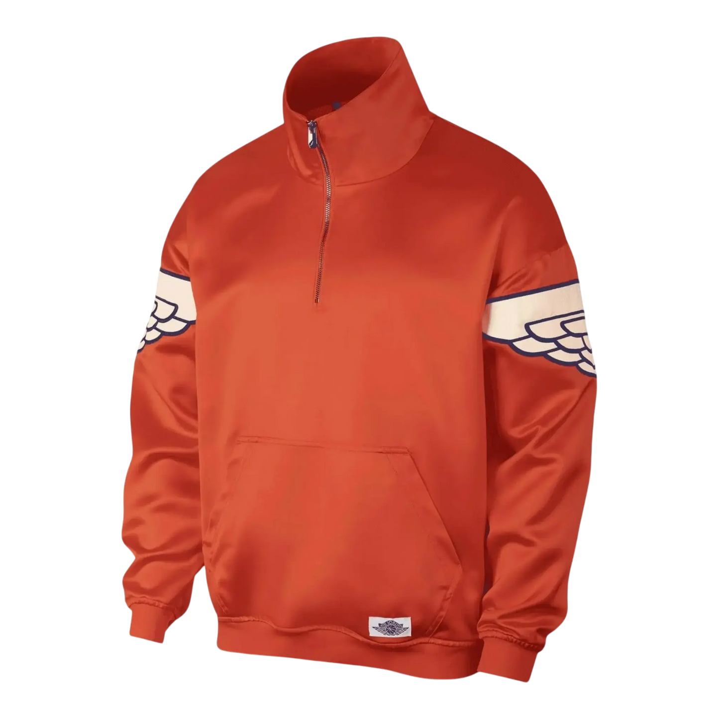 Jordan Wings Classic Pull-Over Men Jacket Team Orange/Crimson Tint-Deep Royal Blue