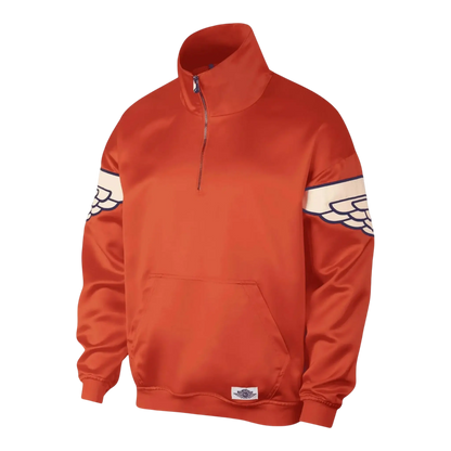 Jordan Wings Classic Pull-Over Men Jacket Team Orange/Crimson Tint-Deep Royal Blue