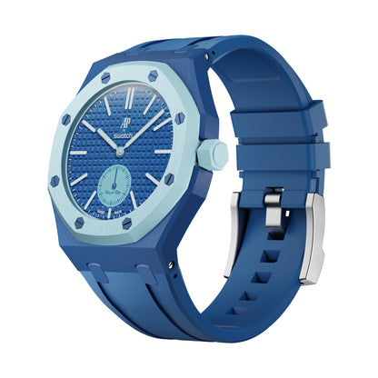 AP x Swatch Royal Pop Performance Band – Sky Blue – Classic Crown Edition | Waloo Watch Bands
