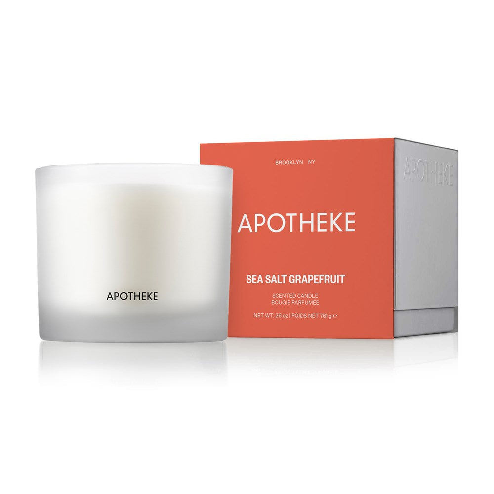 APOTHEKE Sea Salt Grapefruit 3-Wick Candle