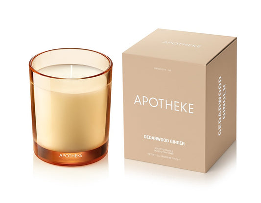 APOTHEKE Cedarwood Ginger Petite Candle