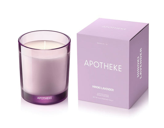 APOTHEKE Hinoki Lavender Petite Candle