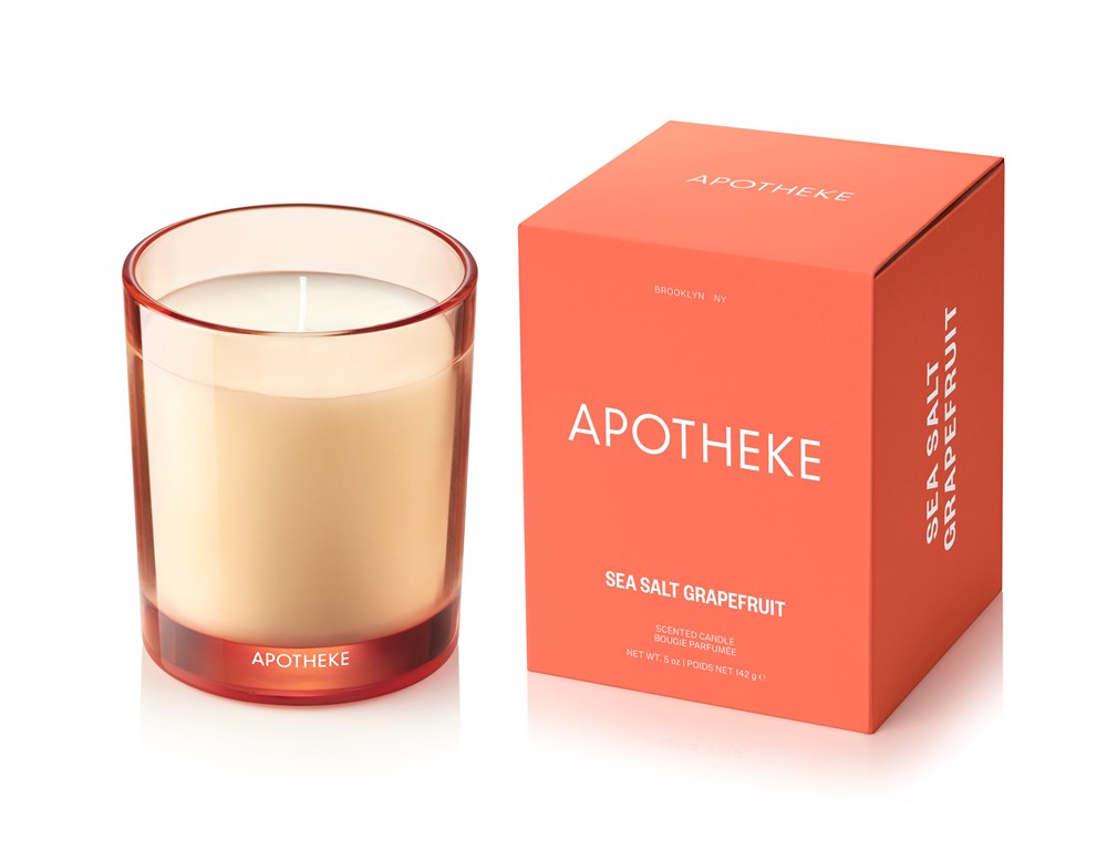 APOTHEKE Sea Salt Grapefruit Petite Candle