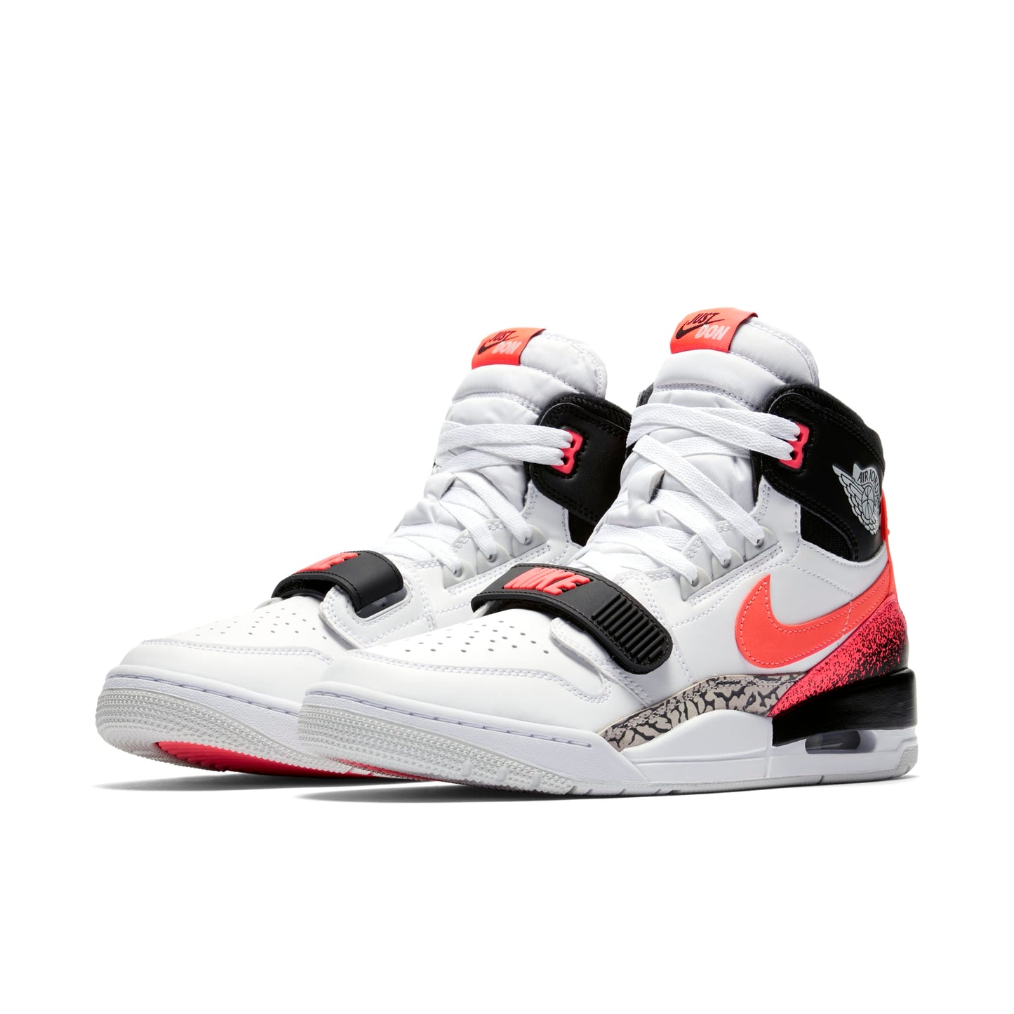 Vans Men's Air Jordan Legacy 312 'Tech Challenge 2 Hot Lava' Sample Sneakers