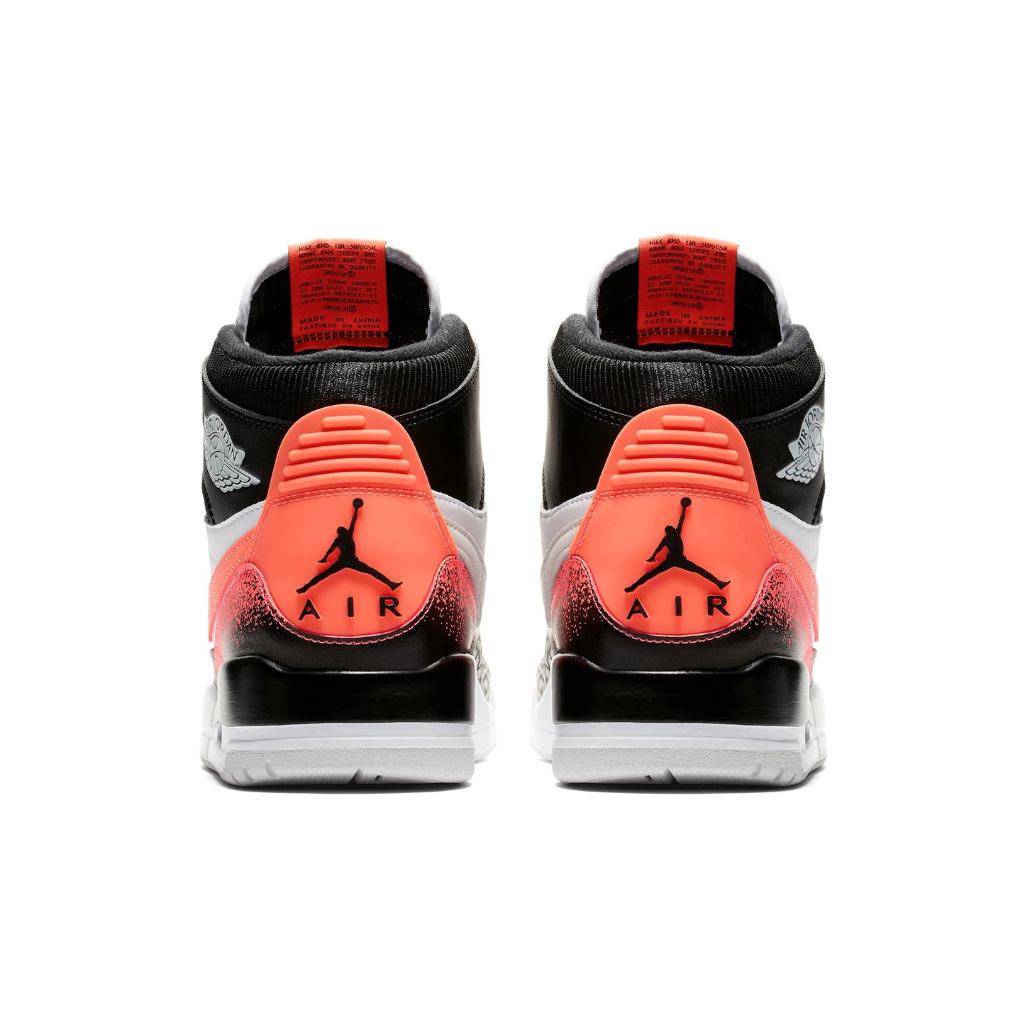 Vans Men's Air Jordan Legacy 312 'Tech Challenge 2 Hot Lava' Sample Sneakers