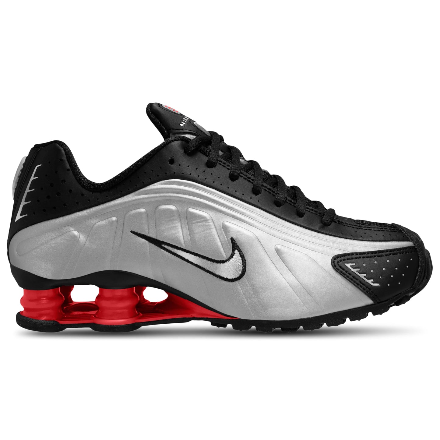 Nike Women's Shox R4 Black/Metallic Silver (2025)
