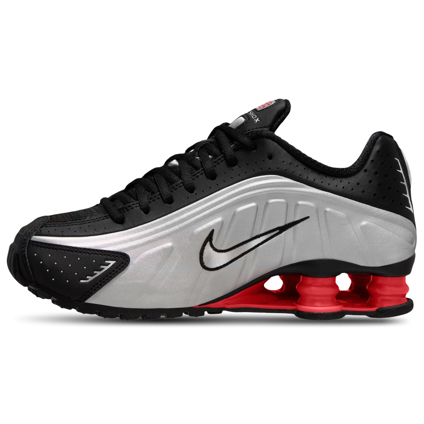 Nike Women's Shox R4 Black/Metallic Silver (2025)