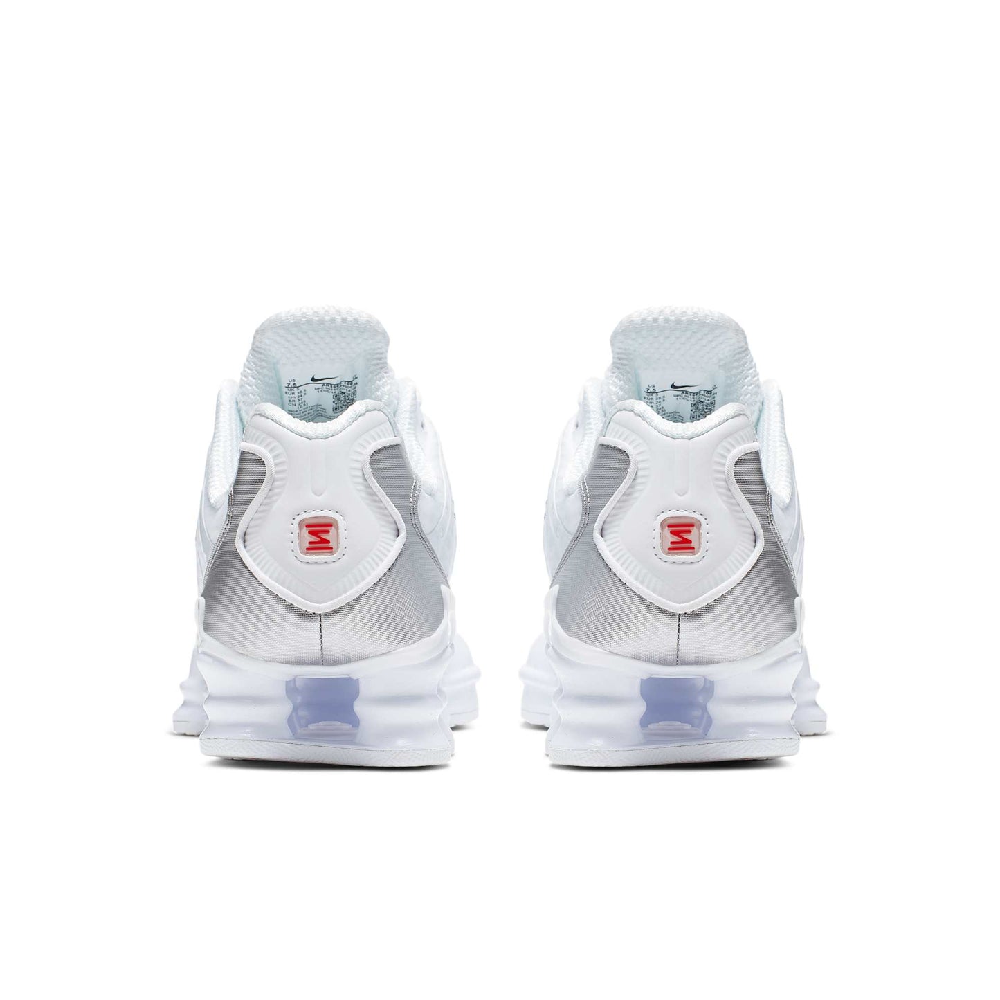 Nike Women's Shox Tl 'White Metallic Silver Max Orange' Sneakers